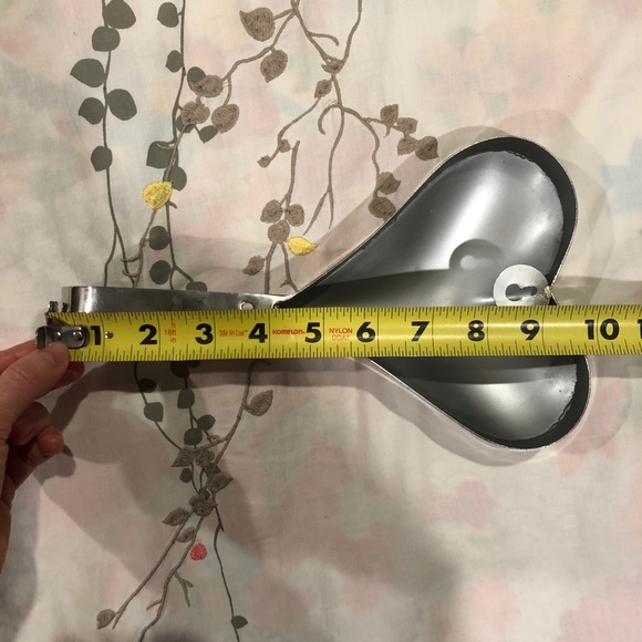 Set of 4 Large Metal Stainless Steel Heart Hooks - Picture 5 of 8